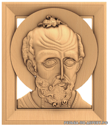 Резная икона Николай Чудотворец #8 из дерева